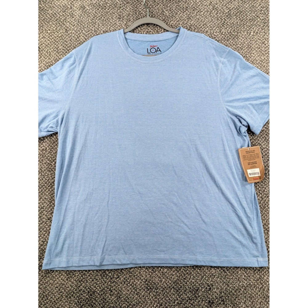 RailRiders LOA Love of Adventure Mens XXL Light Blue Polygiene T-Shirt NWT